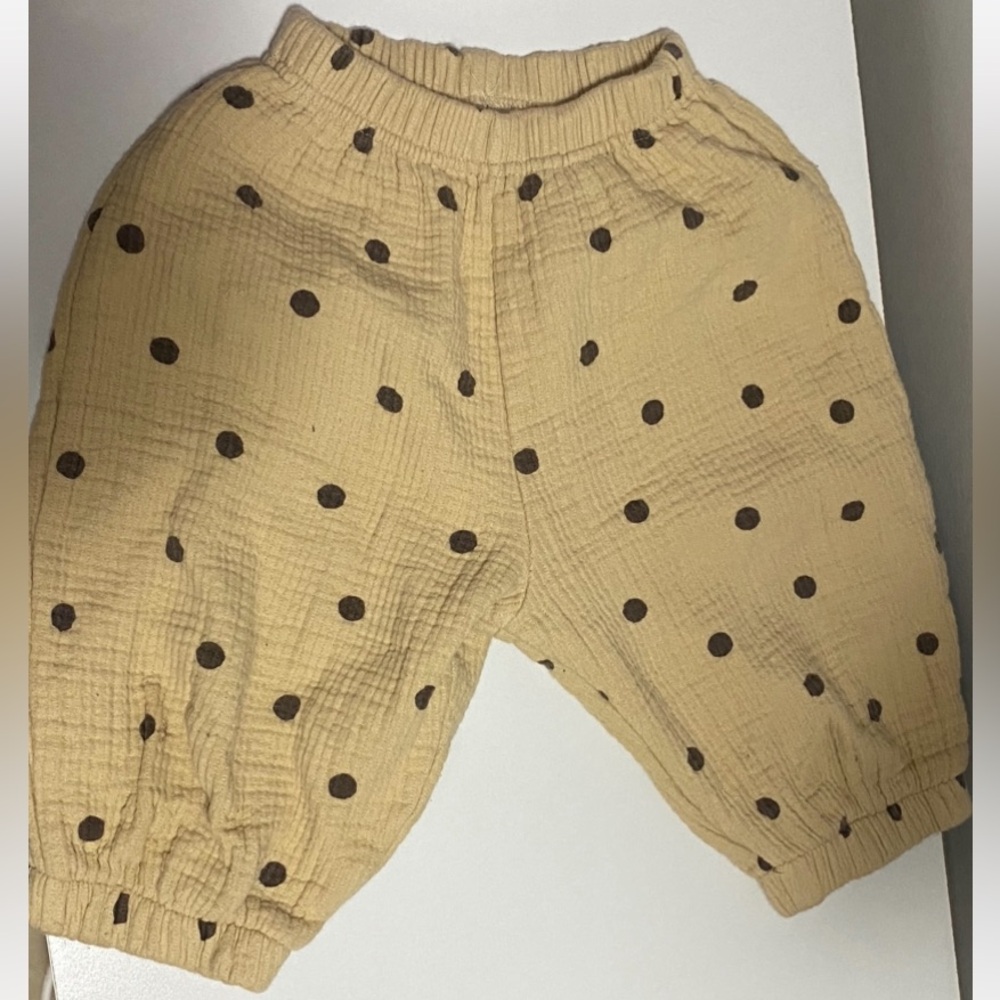 Khaki Polka Dot Sweater